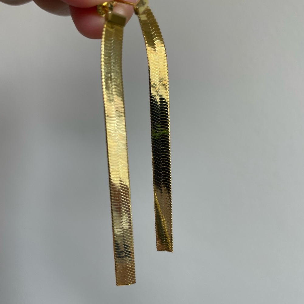 Brand New Lionette Gold Snake Earrings
